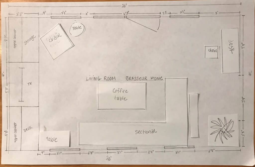 How to draw a floor plan to scale Our Repurposed Home