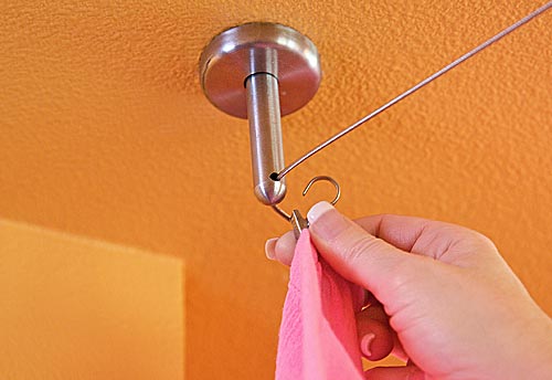 DIY WAYS for HANGING CURTAINS WITHOUT RODS- WIRE