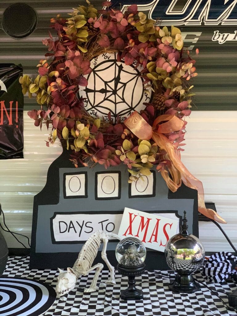 Nightmare before Christmas countdown clock