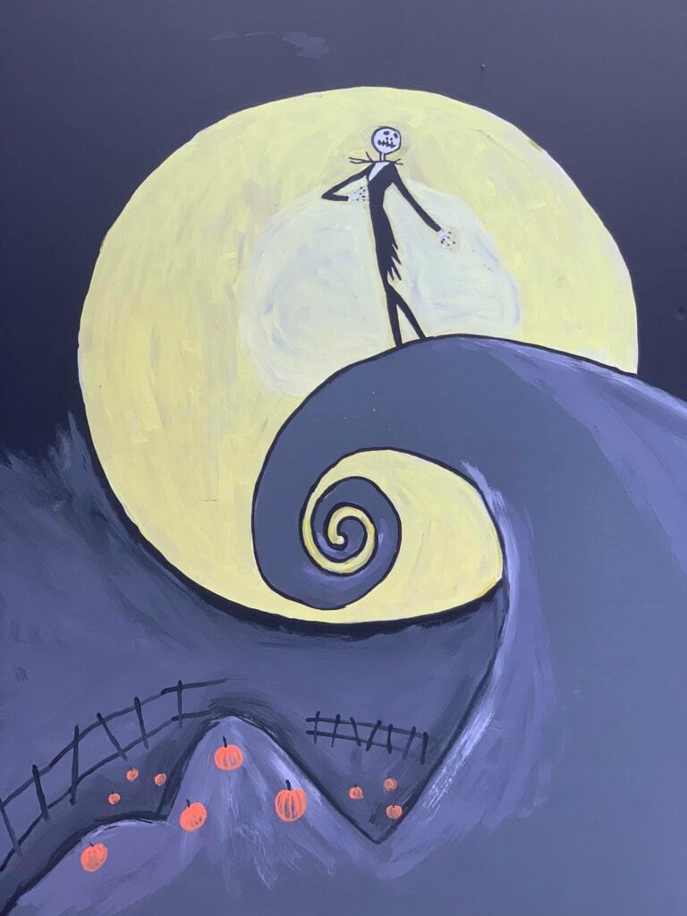 Jack skellington scene DIY