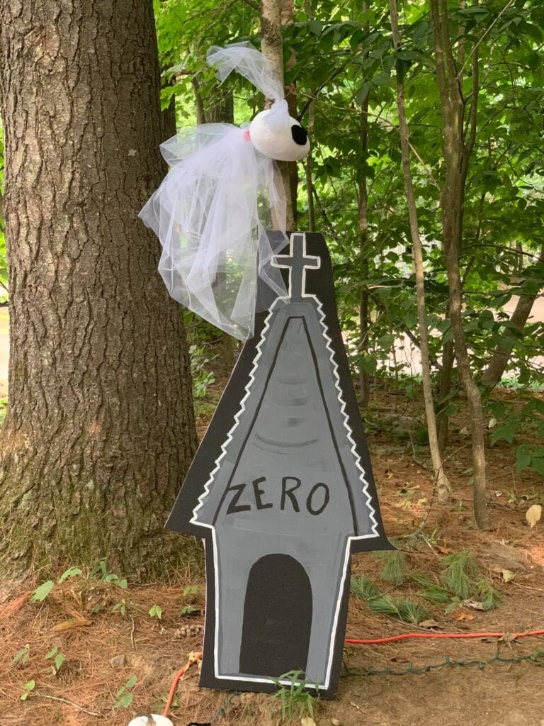 Zero and his dog house DIY