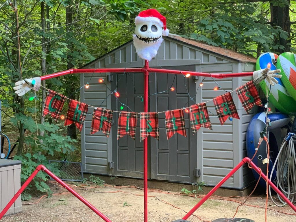 DIY Santa Jack Skellington