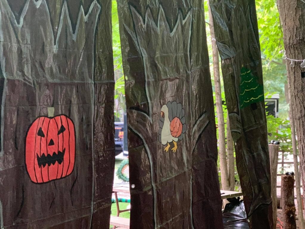 7 Holiday Halloween trees