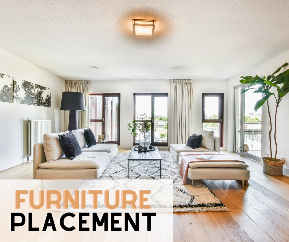 interior design mistakes - living room furniture placement
