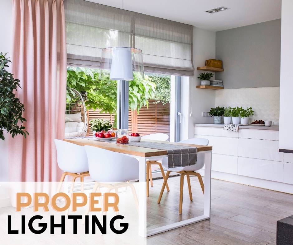 interior design mistakes - proper lighting in your room