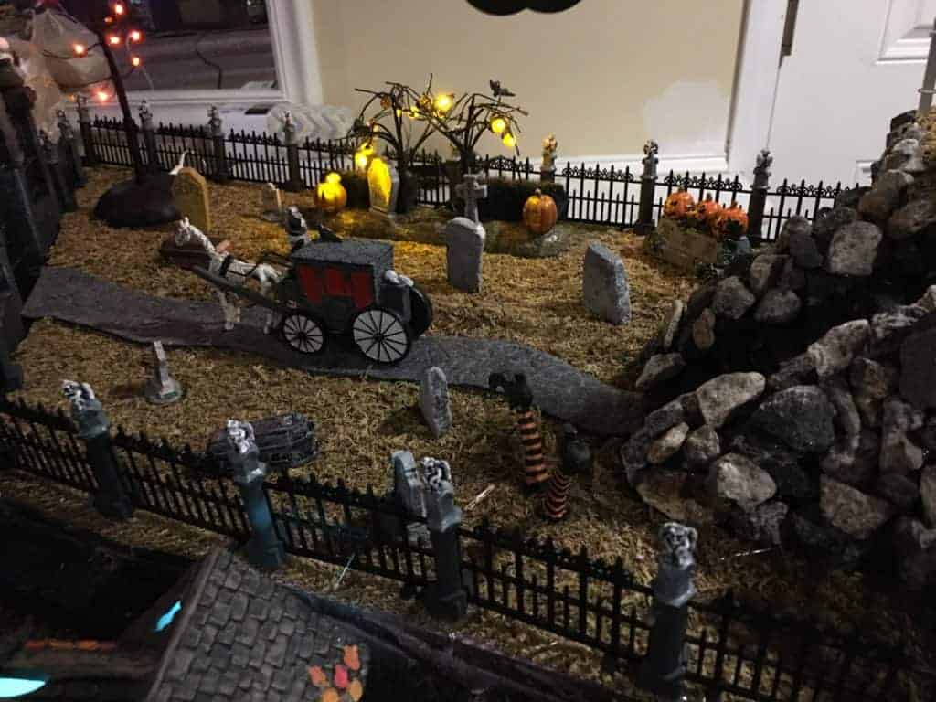 spooky halloween village