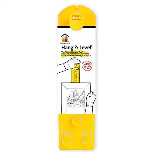 Under the Roof Decorating 5-100 Picture Hanging Tool, Yellow