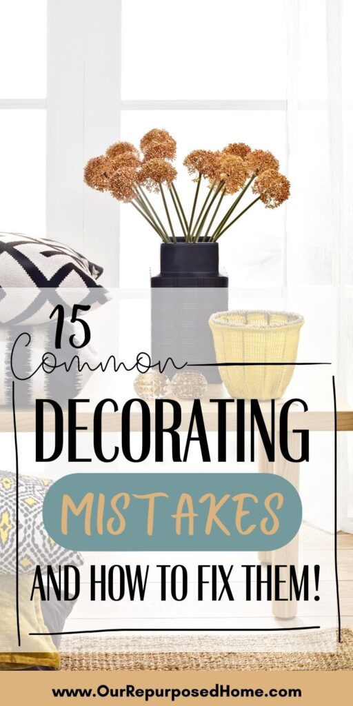 pretty decorated room for a post about decorating mistakes