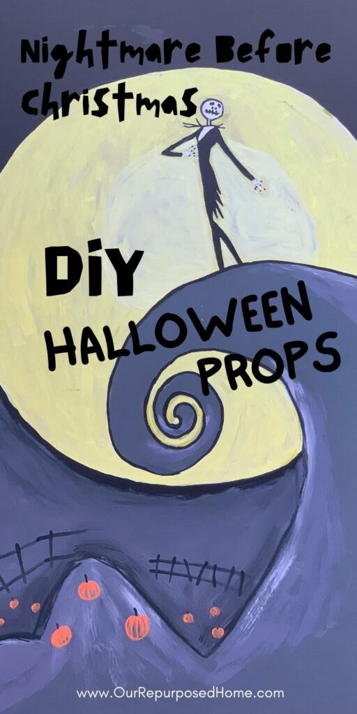 Nightmare Before Christmas DIY props pin