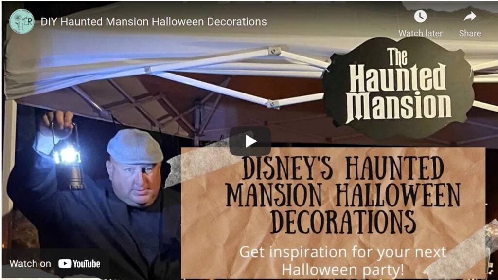 Haunted Mansion Halloween props