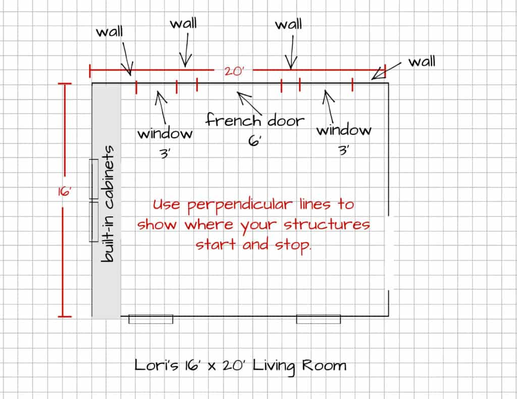 how to draw doors and windows in your floor plan