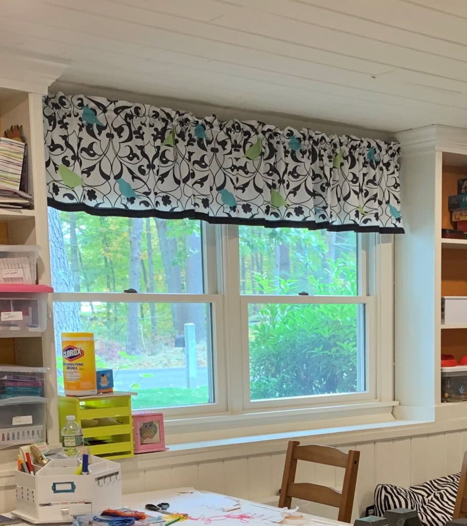 window treatment before remodel