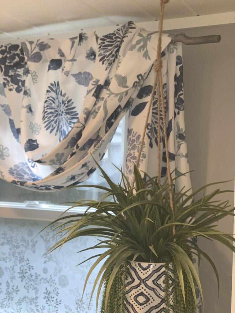 hanging window treatments without a rod