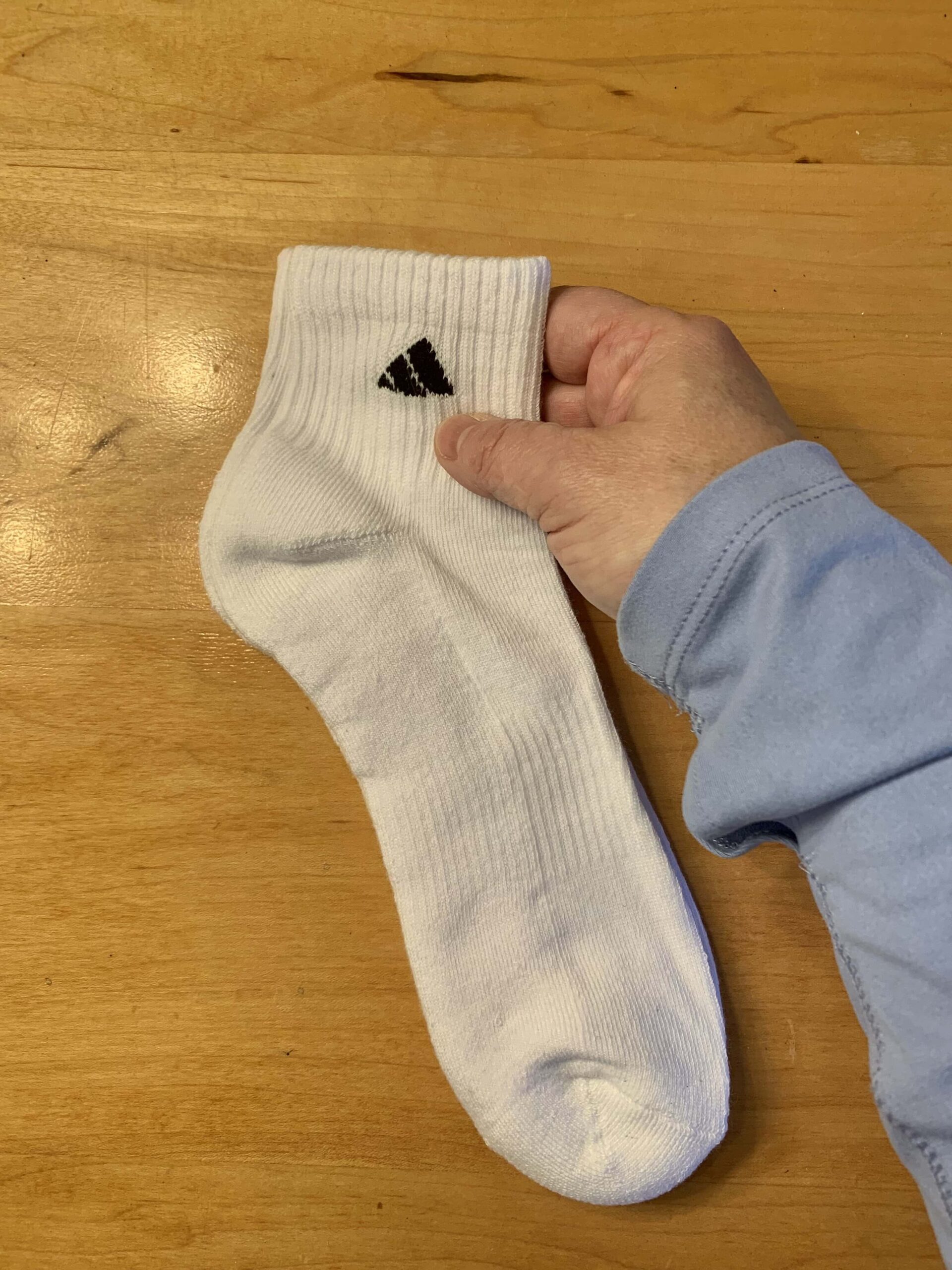 How to fold socks the KonMari method. 