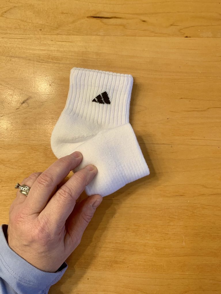 How to fold socks the KonMari method. 