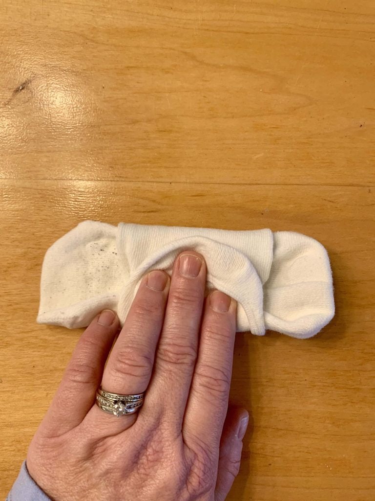 How to fold no show socks fold method