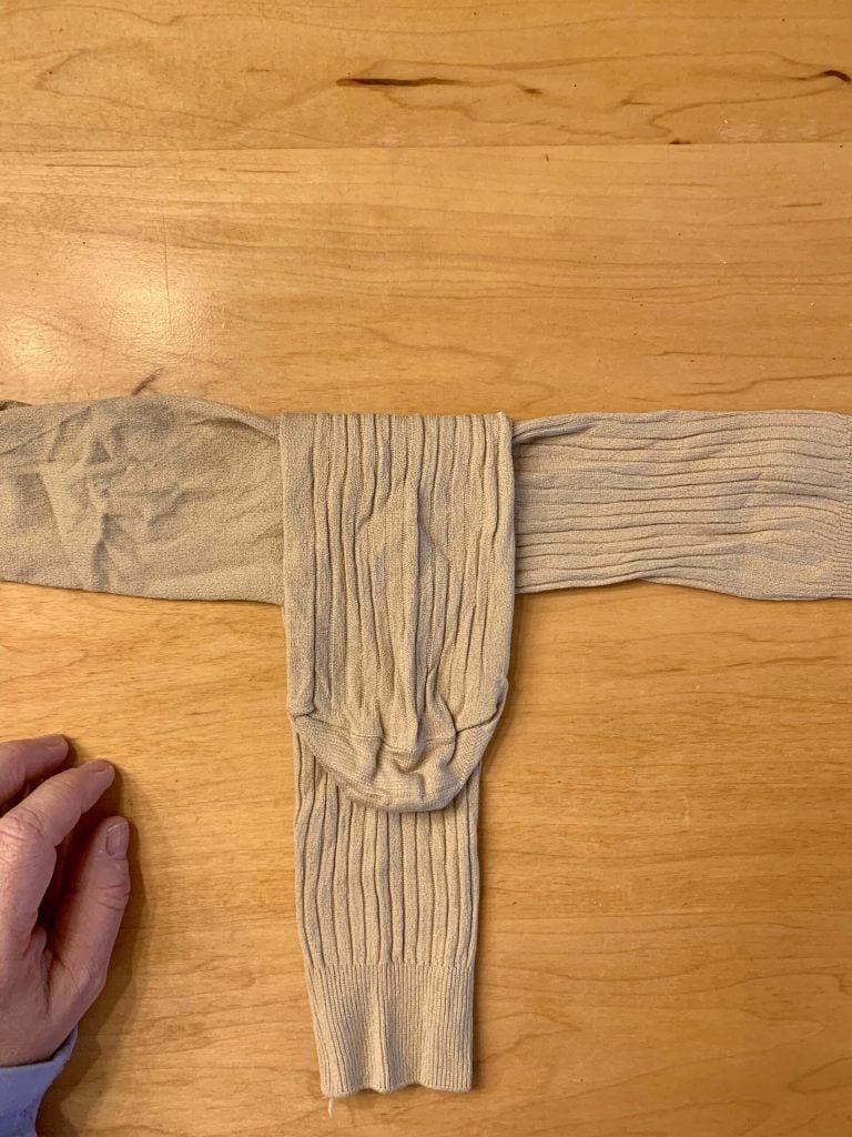 How to fold dress socks