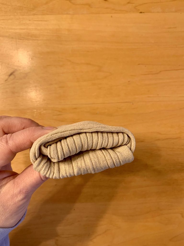 How to fold dress socks