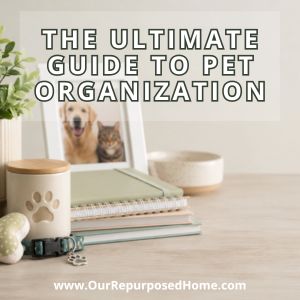 Organize every part of your pet's life with this complete pet organization guide. Learn how to organize pet records, supplies, routines, emergency plans, pet sitter information, and more.