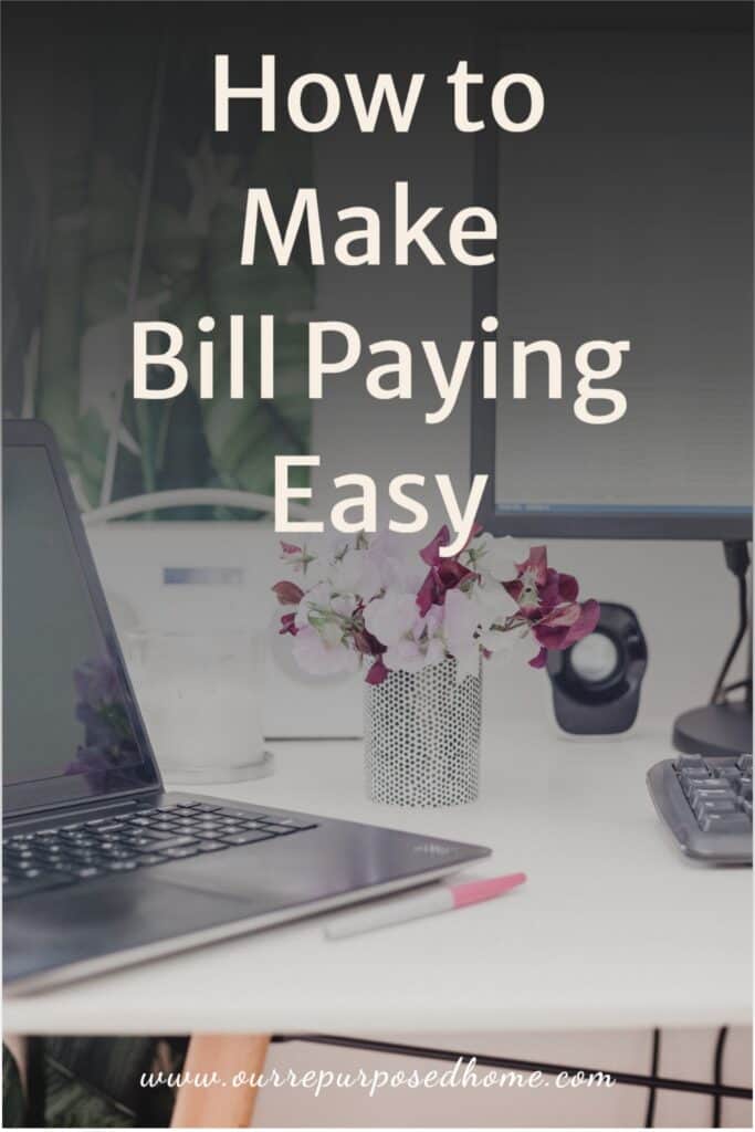how to make bill paying easy