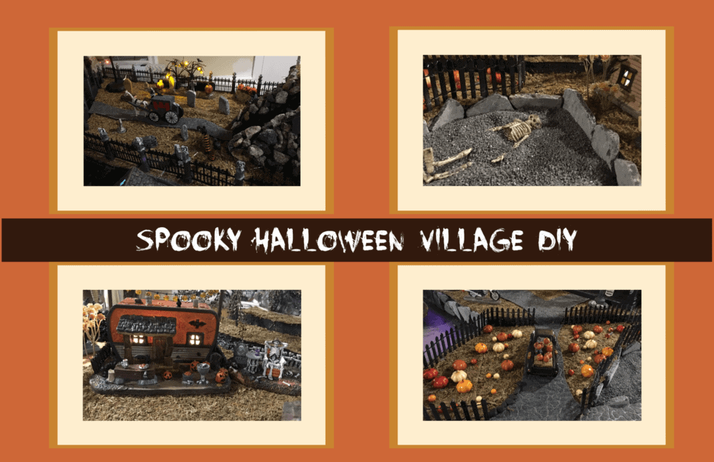 Halloween Village display