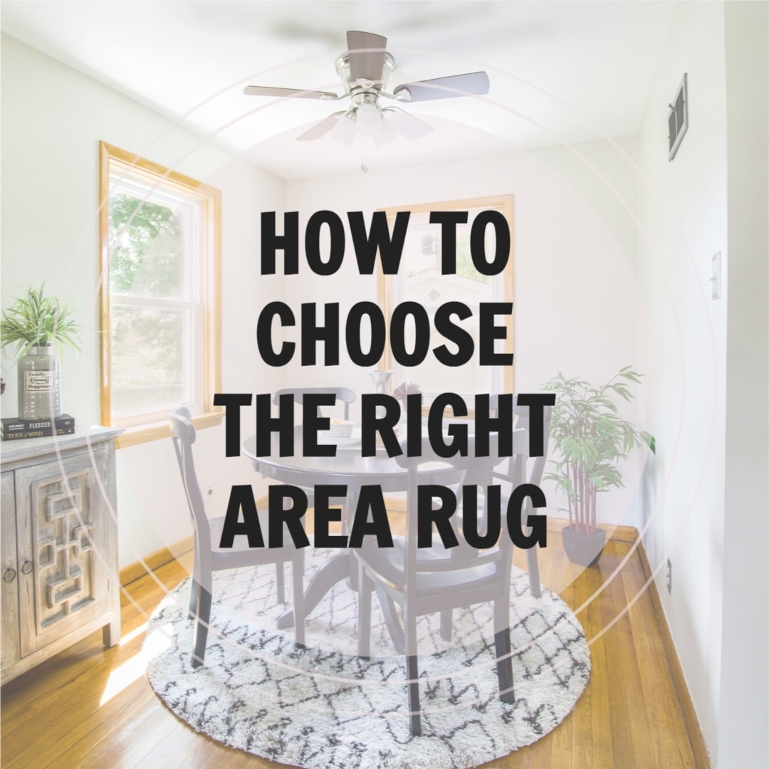 HOW TO CHOOSE AN AREA RUG FOR YOUR LIVING ROOM