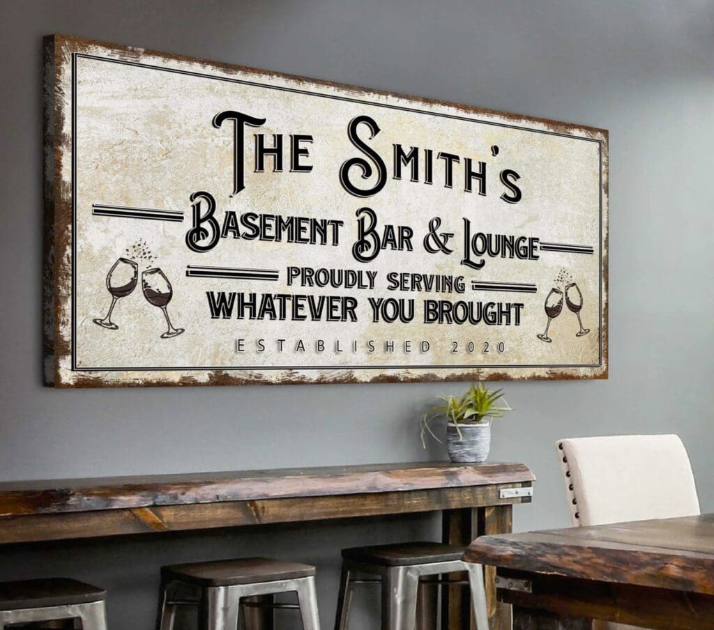custom bar sign