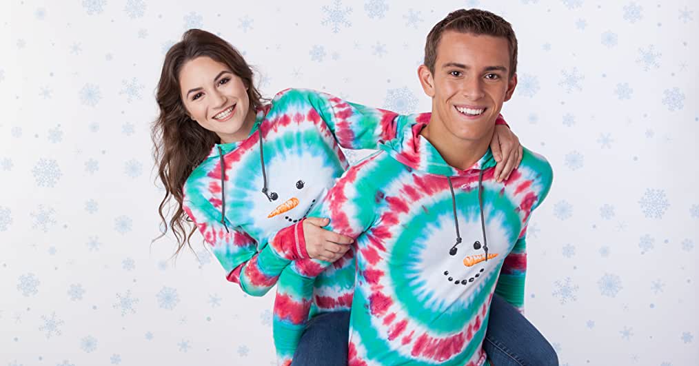 kids wearing tie dye shirts