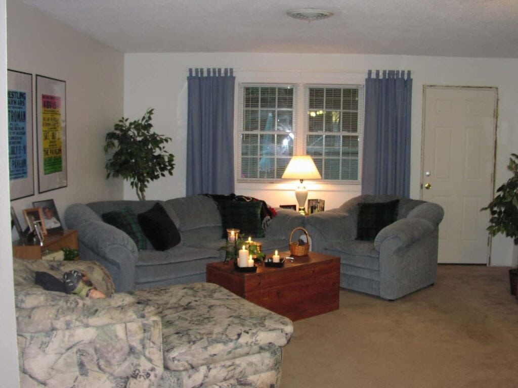 Living room after redesign