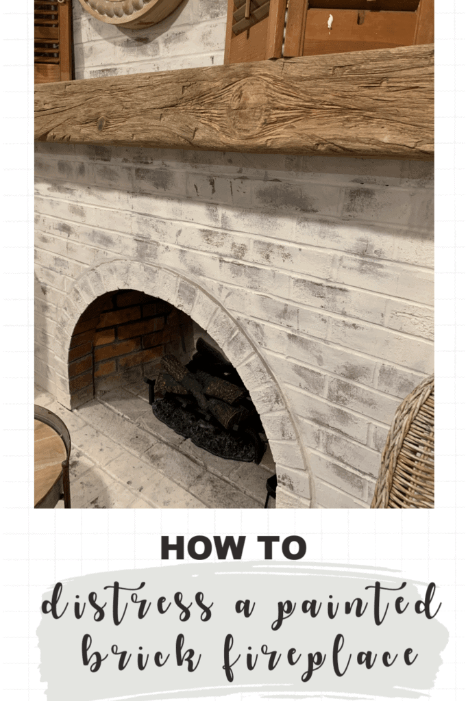 To Distress A Painted Brick Fireplace, How To Remove Paint From Painted Brick Fireplace