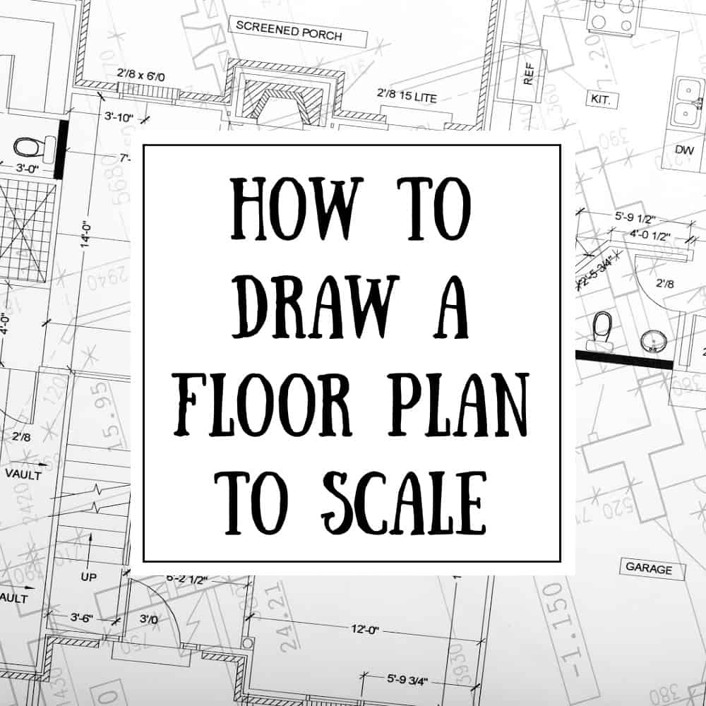 How To Draw A Floor Plan Scale