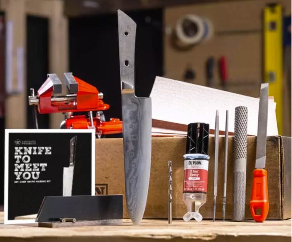 mancrates knife making set