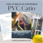 DIY PVC catio plans printable PDF guide