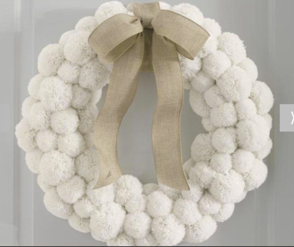 Pom Pom Wreath