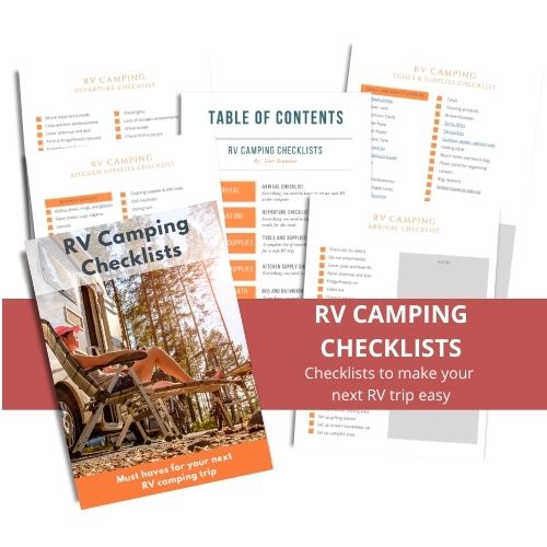 RV camping checklists
