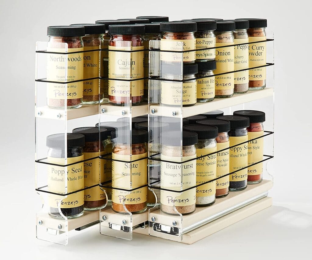 pull out spice jars