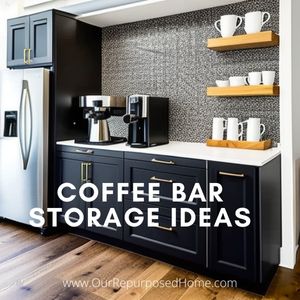 coffee bar in a kitchen