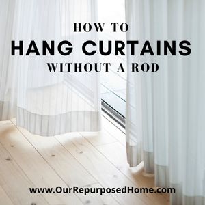 CREATIVE DIY WAYS FOR HANGING CURTAINS WITHOUT RODS