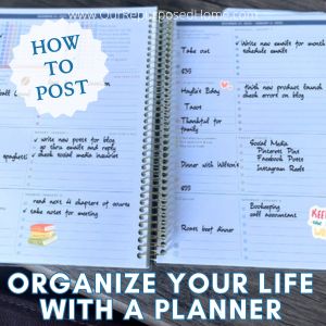 HOW TO USE A PLANNER TO ORGANIZE YOUR LIFE FOR GOOD